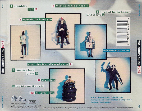 The Candyskins : Fun? (CD, Album, Promo)