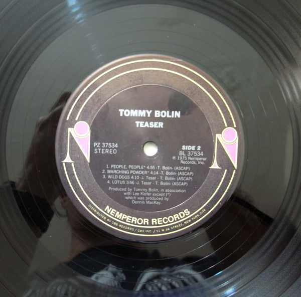 Tommy Bolin : Teaser (LP, Album, RE, Pit)