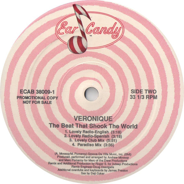 Veronique (2) : The Beat That Shook The World (12", Promo)