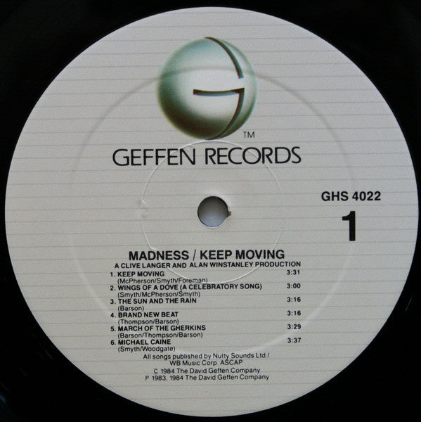 Madness : Keep Moving (LP, Album, All)