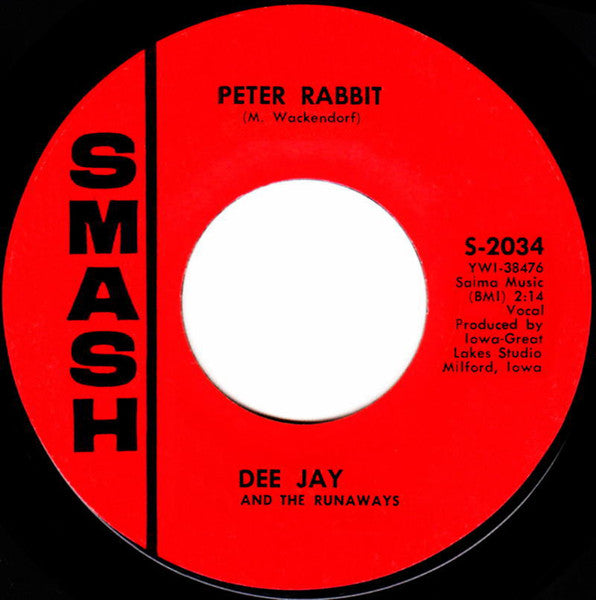 Dee Jay And The Runaways : Peter Rabbit (7", Single)