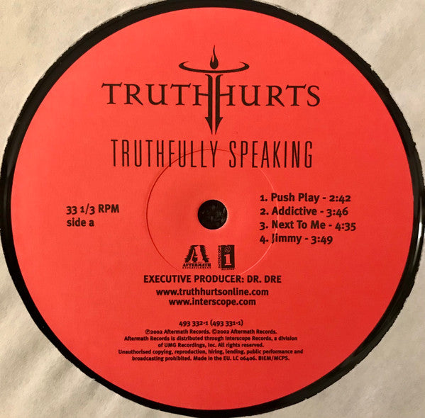 Truth Hurts : Truthfully Speaking (2xLP, Album)