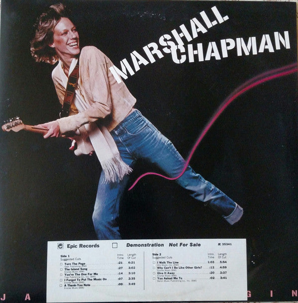 Marshall Chapman : Jaded Virgin (LP, Advance, Album, Promo)