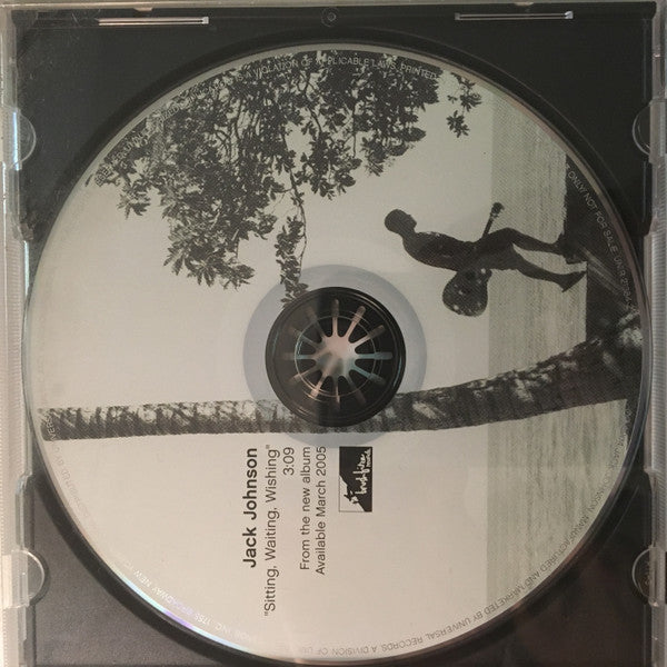 Jack Johnson : Sitting, Waiting, Wishing (CD, Single, Promo)