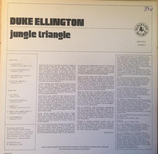 Duke Ellington : Jungle Triangle (LP, Comp)