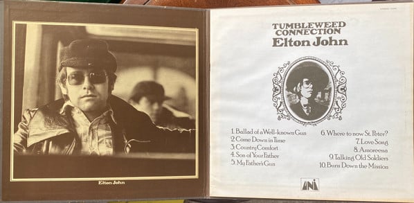 Elton John : Tumbleweed Connection (LP, Album, RE, Ter)