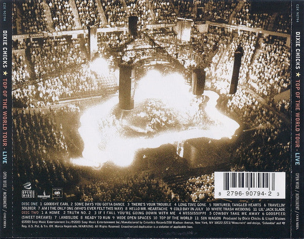 Dixie Chicks : Top Of The World Tour (Live) (2xCD, Album)