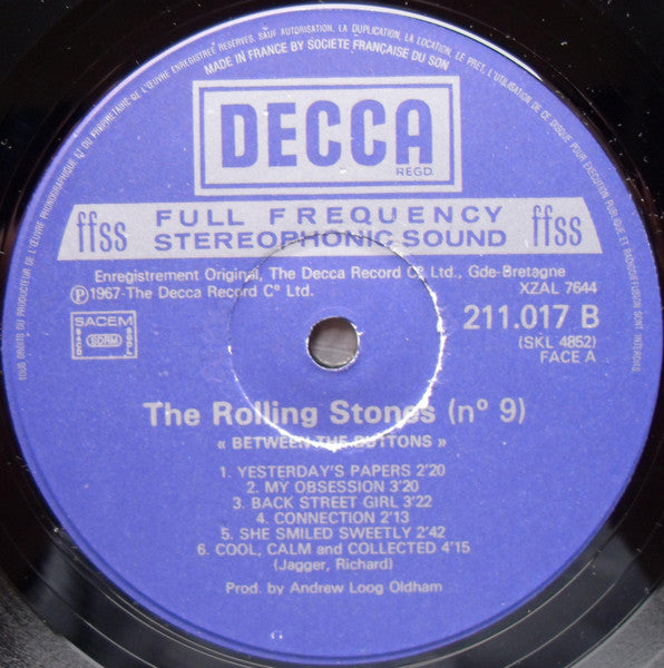 The Rolling Stones : Between The Buttons (LP, Album, RE)