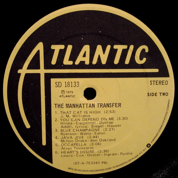 The Manhattan Transfer : The Manhattan Transfer (LP, Album, RP, PR )