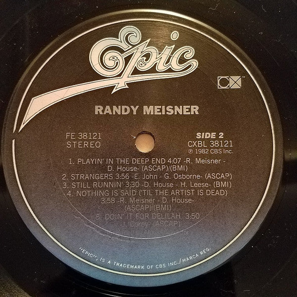 Randy Meisner : Randy Meisner (LP, Album, Car)