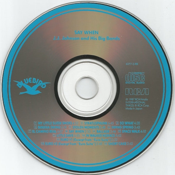 J.J. Johnson And His Big Band : Say When (CD, Comp, RM)