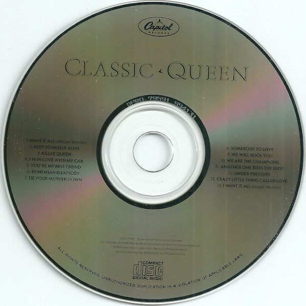 Queen : Classic Queen (CD, Comp, Promo)