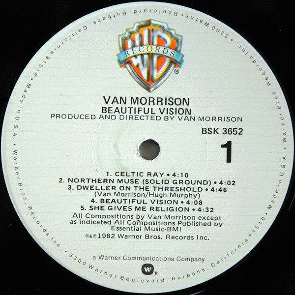 Van Morrison : Beautiful Vision (LP, Album, Los)