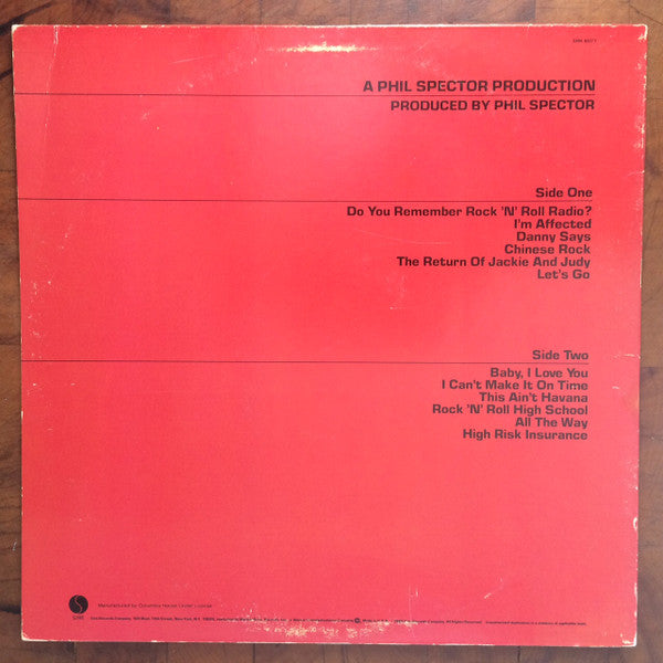 Ramones : End Of The Century (LP, Album, Club)