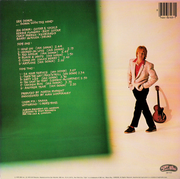Ian Gomm : Gomm With The Wind (LP, Album, Ter)