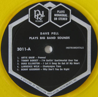 Dave Pell : Plays Big Band Sounds (LP, Yel)