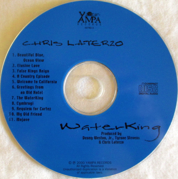 Chris Laterzo : Water King (CD, Album, Ltd)