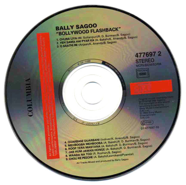 Bally Sagoo : Bollywood Flashback (CD, Album, RE)