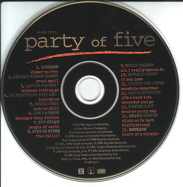 Various : Music From Party Of Five (CD, Comp)