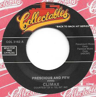 Climax (6) / Roger Williams (2) : Precious And Few / Autumn Leaves (7", Single, RE)