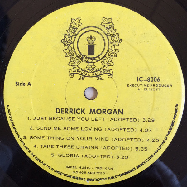 Derrick Morgan : Love City (LP, Album)