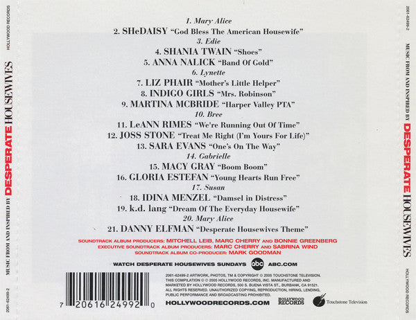 Various : Music From And Inspired By Desperate Housewives (CD, Comp)