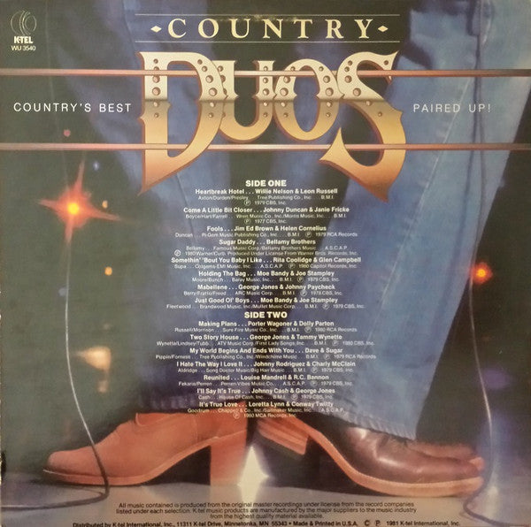 Various : Country Duos (LP, Comp, 66)