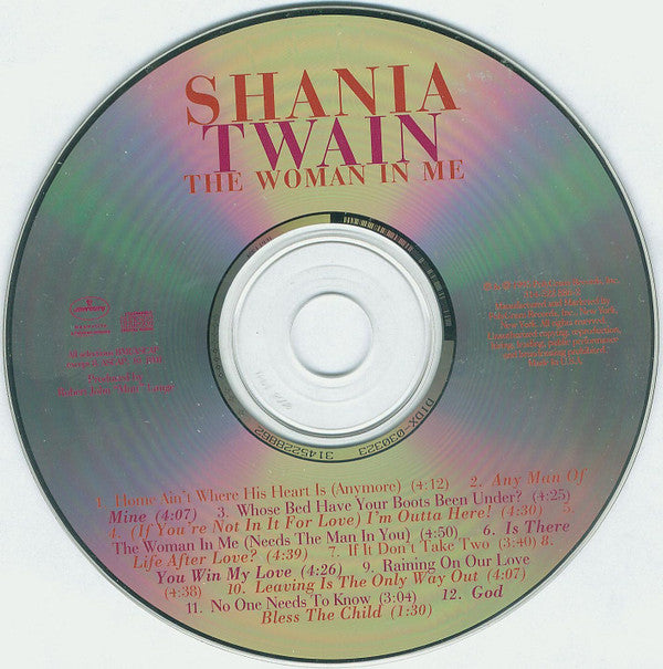 Shania Twain : The Woman In Me (CD, Album)
