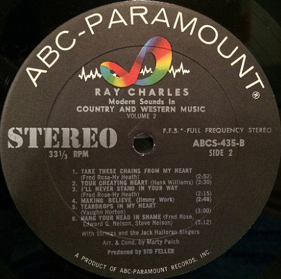 Ray Charles : Modern Sounds In Country And Western Music Volume Two (LP, Album)