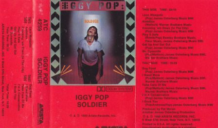 Iggy Pop : Soldier (Cass, Album)