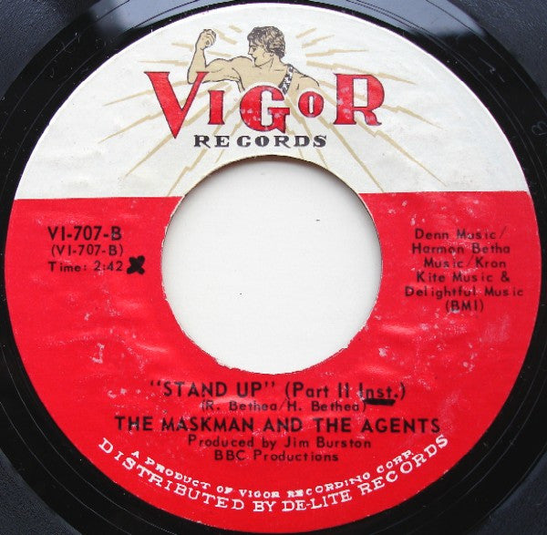 The Maskman And The Agents : Stand Up (7")