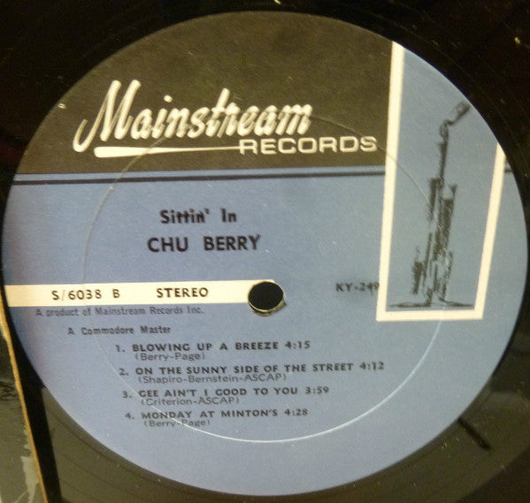 Leon "Chu" Berry : Sittin' In (LP, Comp)
