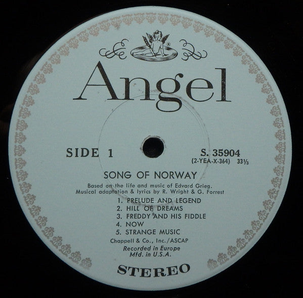 Alberto Semprini : Song Of Norway (LP, Album, RP)