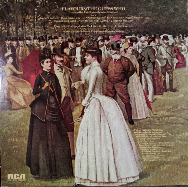 The Guess Who : Flavours (LP, Album, RP, Tan)