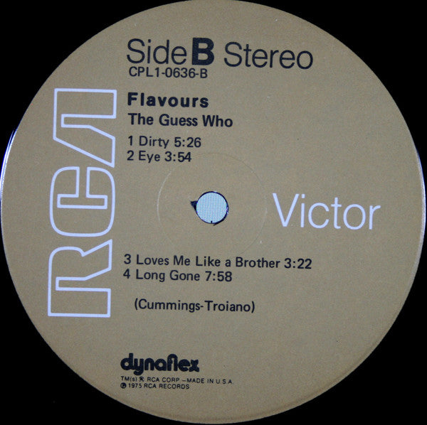 The Guess Who : Flavours (LP, Album, RP, Tan)