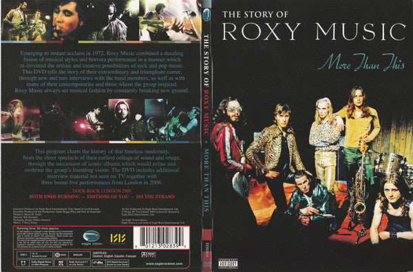 Roxy Music : The Story Of Roxy Music - More Than This (DVD)