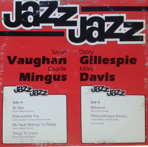 Sarah Vaughan, Miles Davis, Charles Mingus, Dizzy Gillespie : Jazz Spectrum (LP, Comp)