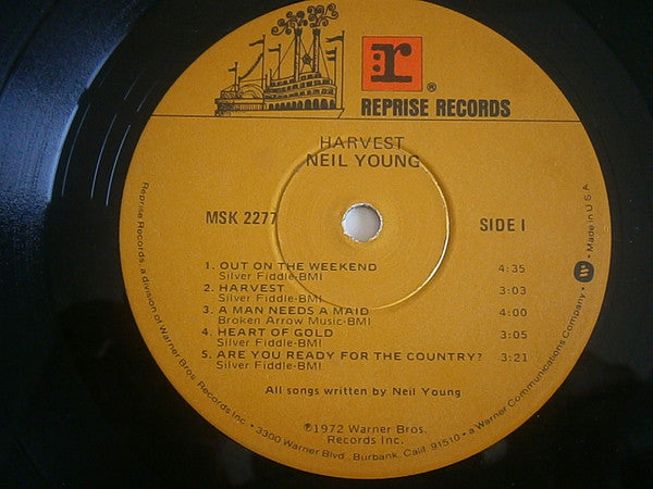 Neil Young : Harvest (LP, Album, RE, Win)
