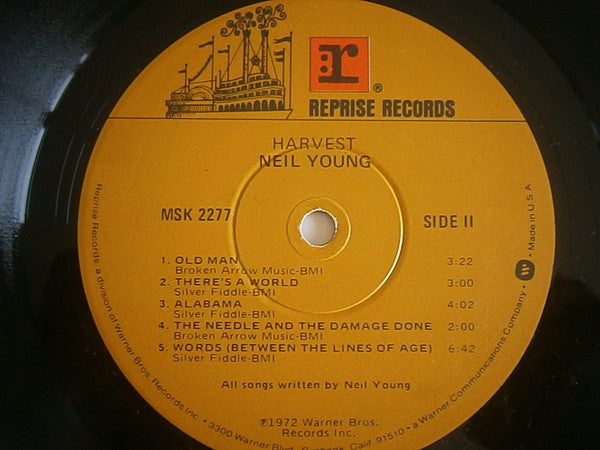 Neil Young : Harvest (LP, Album, RE, Win)