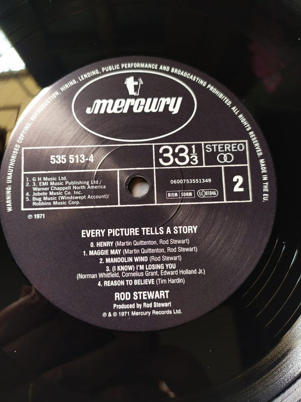Rod Stewart : Every Picture Tells A Story (LP, Album, RE, 180)