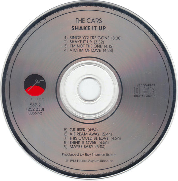 The Cars : Shake It Up (CD, Album, Vic)
