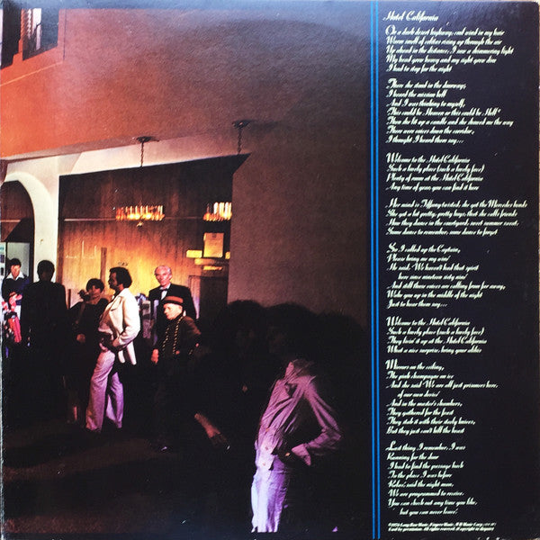 Eagles : Hotel California (LP, Album, RE, PRC)