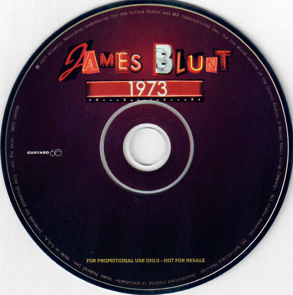 James Blunt : 1973 (CD, Single, Promo)
