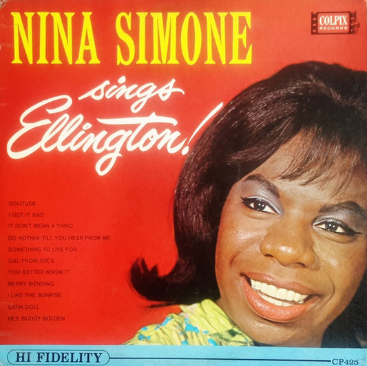 Nina Simone : Nina Simone Sings Ellington (LP, Album, Mono)