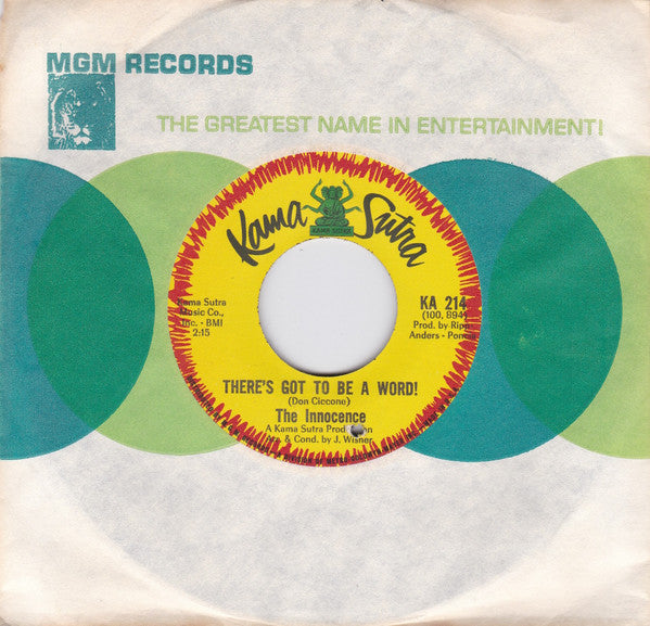 The Innocence : There's Got To Be A Word! (7", Single)