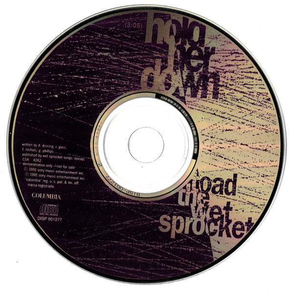 Toad The Wet Sprocket : Hold Her Down (CD, Single, Promo)