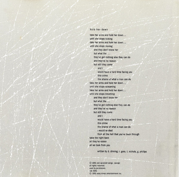 Toad The Wet Sprocket : Hold Her Down (CD, Single, Promo)