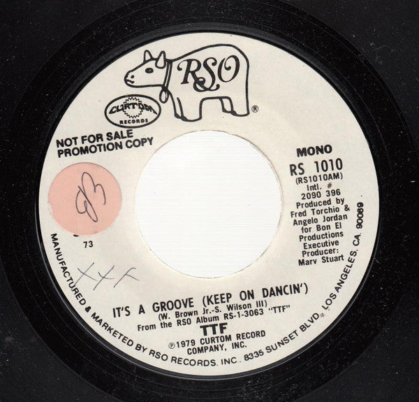 Today, Tomorrow, Forever : It's A Groove (Keep On Dancin')  (7", Single, Mono, Promo, Styrene)