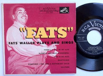 Fats Waller : "Fats" Fats Waller Plays And Sings (7", EP)