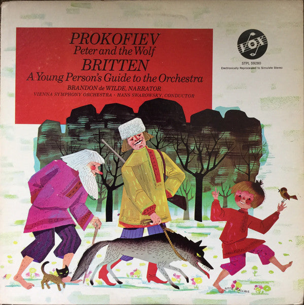 Prokofiev* / Britten* - Brandon De Wilde, Pro Musica Symphony, Vienna*, Hans Swarowsky : Peter And The Wolf / Young Person's Guide To The Orchestra (LP)